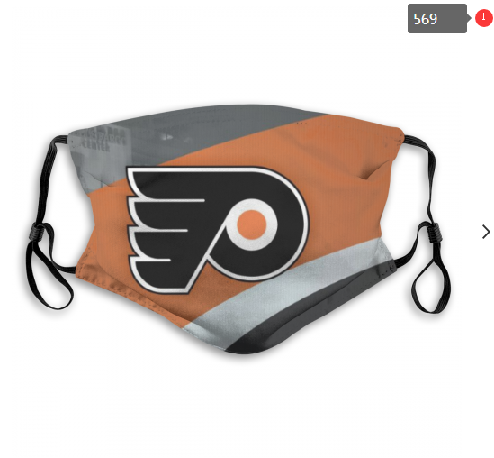 NHL Philadelphia Flyers #8 Dust mask with filter